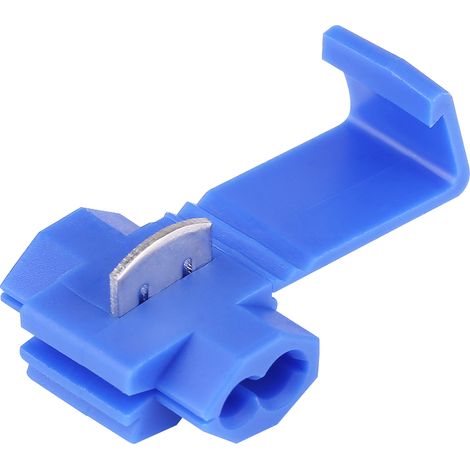 Blue Lock 50-teilige Schnellverbinder, Drahtverbinderklemmen 0,72-2,5 mm², blaue elektrische Verbindungsklemmen, automatisches Drahtklemmen-Set. (1/5)