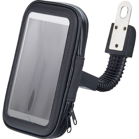 Support de téléphone étanche pour moto, sacoche GPS tactile, conception antichoc et antidérapante (XL) (1/5)