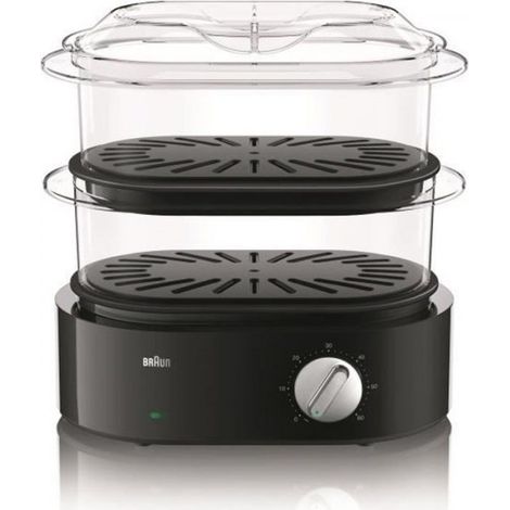 Cuiseur a Vapeur  - BRAUN - Identity FS 5100 - 850W - Turbo Vapeur - Minuteur