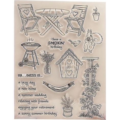 1 Silikonstempel für Scrapbooking, Fotoalben