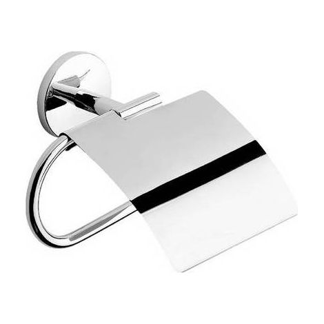 PORTE-ROULEAU DE PAPIER FERMÉ MODÈLE ONE CHROME Dimensions : 16,5 x h.15 x 6