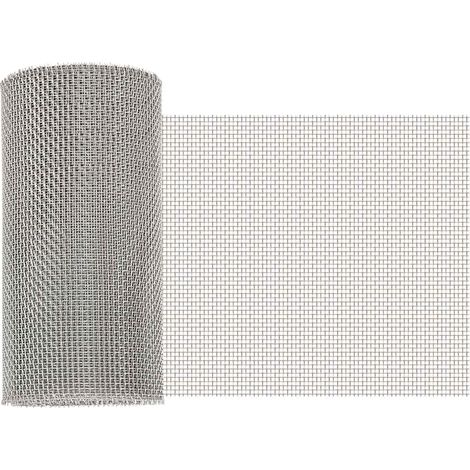 Mesh Bildschirm 20 x 200 cm 8 Mesh Edelstahl 201 Silber vidaXL (1/5)
