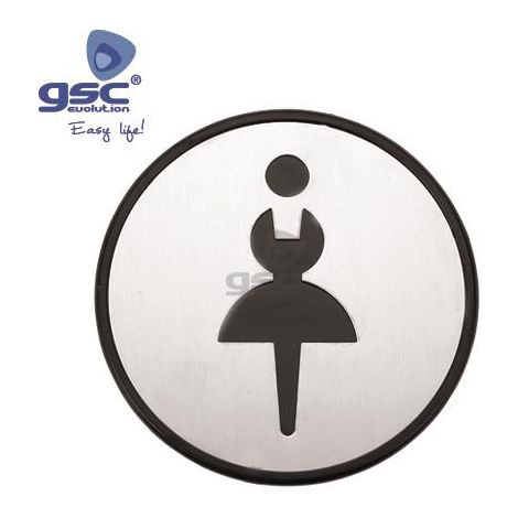 Symbol Bad Aufkleber Frau Ø97mm GSC 003301397