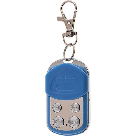 Duplicateur de télécommande RF 4 canaux 433,92 MHz pour alarme de voiture, portail, porte de garage, copie rapide, bleu (1/5)