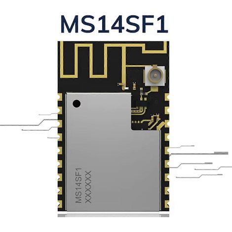 NRF7002 Dualband-WLAN-Modul (2,4 GHz + 5 GHz), 1T1R-Funktransceiver (1/5)