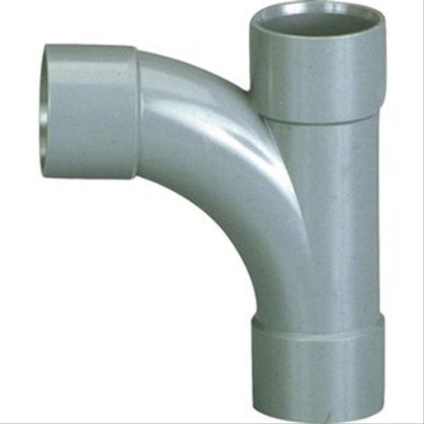 Pied de biche PVC à 87° FFF Ø 40X32X40 Le lot de 10