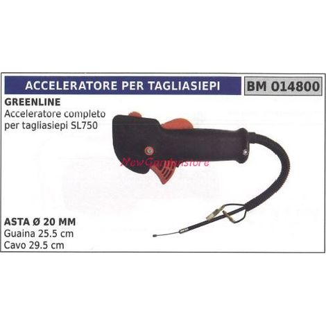 GREENLINE acelerador cuadrante SL750 cortasetos 014800