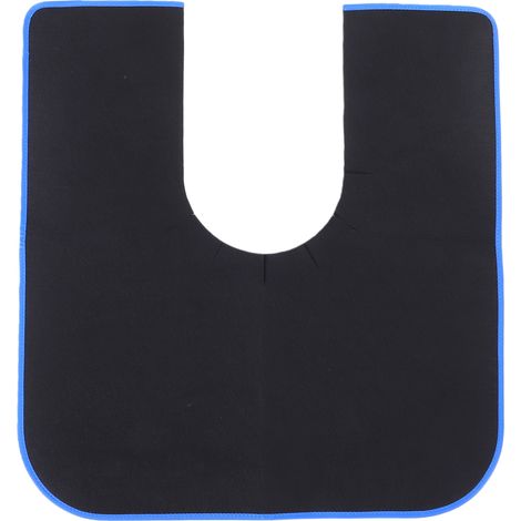 Tapis de toilette rond en forme de U, lavable et réutilisable pour l'apprentissage de la propreté dans la salle de bain. (1/5)