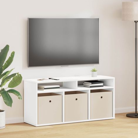 vidaXL Basboard avec tiroir Blanc 102 x 32 x 48,5 cm (1/5)