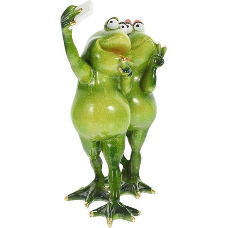 Grenouille Conjointe R sine D corative Petite Statue Animale (1/5)