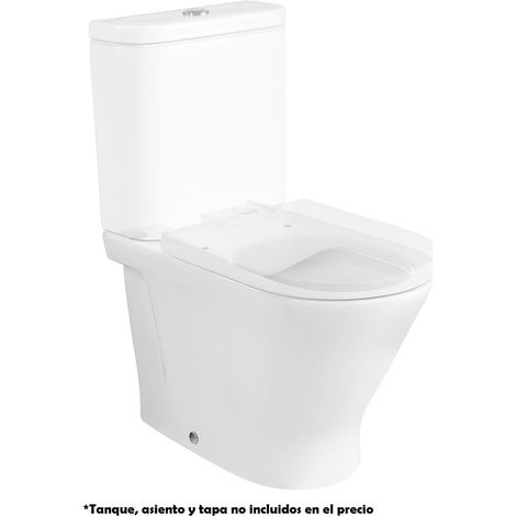 Taza para tanque bajo ROCA rimless The Gap