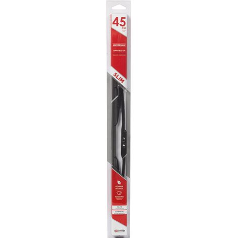 Spazzola Singola Tergicristallo Mis.45 cm-18" Universale per auto