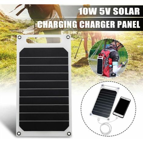 IP062 panneau solaire 5V USB 10W sans coin de petite taille (1/5)