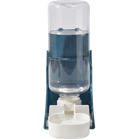 Distributeur d'eau à suspendre pour petit animal domestique Bleu 500 ml (1/5)