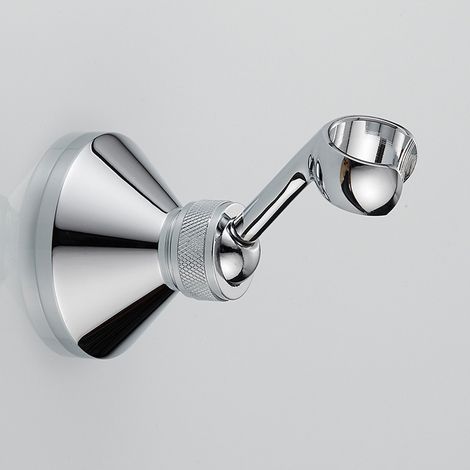 CCYKXA 360° verstellbarer Duschkopfhalter zur Wandmontage, verstellbarer Handbrausehalter für die Badezimmerdusche (1/5)