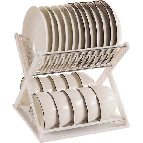 Égouttoir à vaisselle, organisateur de cuisine, multifonctionnel, gain de place, porte-bols, accessoires pour la maison B (1/5)