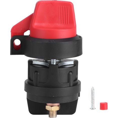 Interruttore di disconnessione della batteria, interruttore batteria 12V 300A, interruttore automatico di isolamento ad alta corrente per camper e ATV.