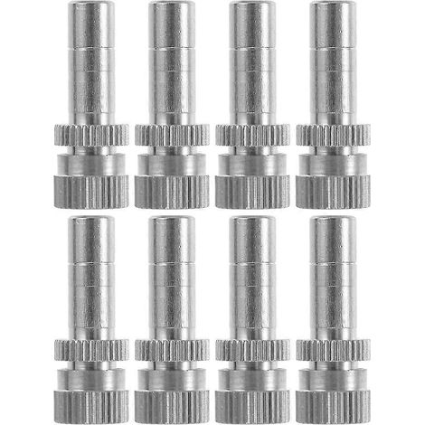 Lot de 32 buses de brumisation en laiton pour système d'irrigation extérieur de jardin, raccord rapide, 6 mm, refroidissement (1/5)