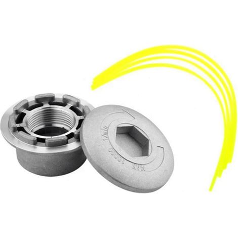 Cabezal desbrozadora, cabezal de corte de alambre de aluminio, cabezal de corte universal de 4 hilos, cabezal de corte, cabezal desbrozadora universal, cabezal desbrozadora, para jardín