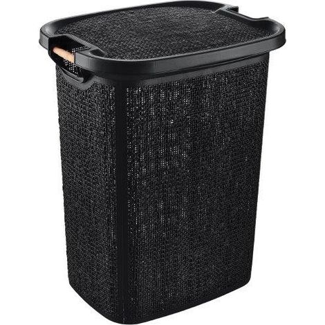 PORTABIANCHERIA MANICI LEGNO 60LT NERO
