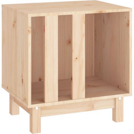 Caseta para perros 50 x 40 x 52 cm madera maciza de pino marrón 020043440