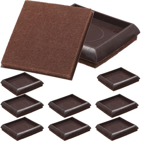 antidérapants carrés de 5 cm pour meubles coupelles en