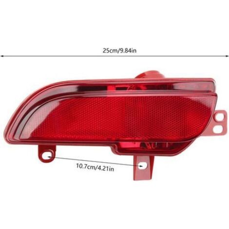 Feu Antibrouillard Arriere - ABS Haute Temperature - Pour Peugeot 206+ 2009-2012 - Droit - 1 Unite (1/5)