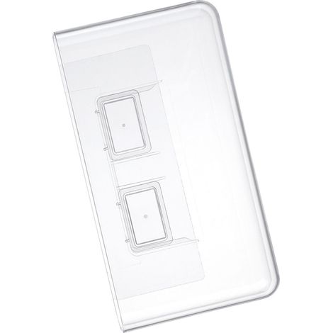 Transparente, wandmontierte Badezimmer-Aufbewahrungsbox ohne Löcher, multifunktionaler Duschraum-Organizer (1/5)