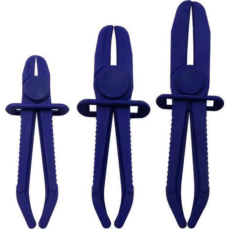 3-piece hose clamp set (155, 185, 250mm), mini hose clamps, hose clamp, clamp set (1/4)
