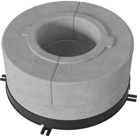 Satz Betonsammelscheiben 4 Stk. 2 Schichten für Kaminöfen REN/M (1/4)