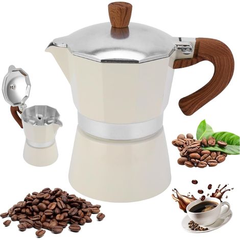 Cafetière moka électrique aluminium 150 ml 3 tasses (1/4)