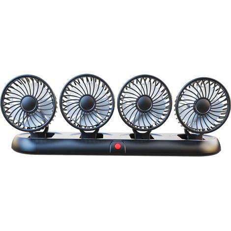 Faltbarer 5V-USB-Autoventilator, tragbare Klimaanlage für das Armaturenbrett, Zigarettenanzünderstecker, ideal für LKW und Transporter, Sommerkühlung