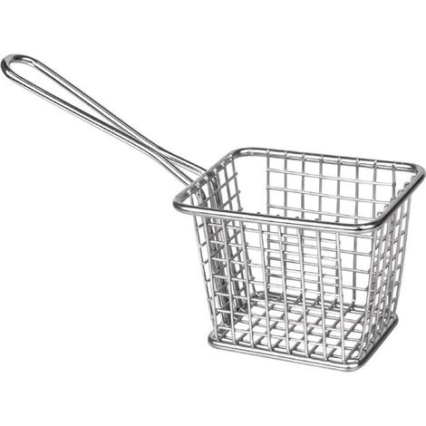 Petit panier carré de présentation avec manche long - Ref GG866 - Olympia