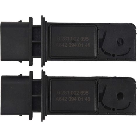 2 capteurs de débit d'air massique pour voiture, compatibles avec E320, E350, GL320, ML350 et R350 (A0281002695) (1/5)