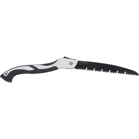 Scie pliante à main SK5 acier pour menuiserie, outil coupe-bois domestique, lame repliable avec poignée escamotable (1/5)