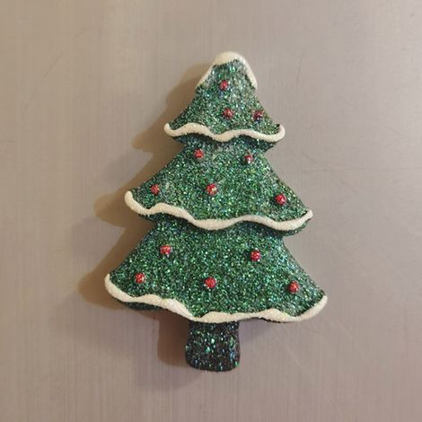 Magnets Réfrigérateur - Décoration Festive 3D En Résine - Pour Frigo Armoire Casier École - Style Père Noël - Lot De 1 Pièce (1/4)