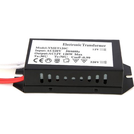 Transfo électronique 220V vers 12V adaptateur de tension bloc d'alimentation intelligent 120W (1/5)