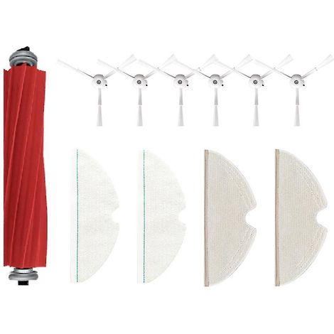 11-teiliges Set Hauptbürste, Wischmopp und Seitenbürste für Roborock T8 / Q7 Max / Max+ Staubsauger (1/4)