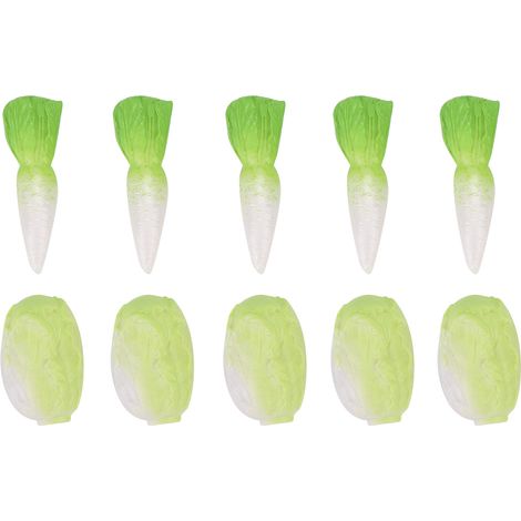 Chou Chinois Miniature 1:12 pour Maison de Poupée - Légume Réaliste Accessoire Décor Cuisine (1/5)