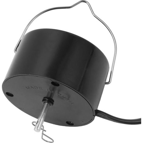 TONYSA Moteur d'affichage suspendu en plastique, Type enfichable, Spinner à vent électrique rotatif pour carillon attrape-soleil EU 220V (1/4)