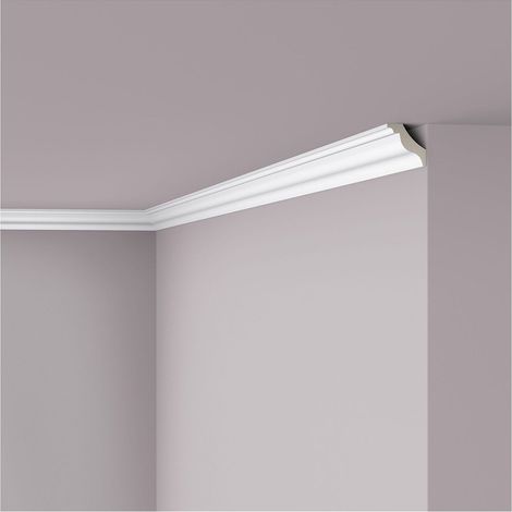 Cornisa NMC Z15 ARSTYL Noel Marquet Perfil de estuco Moldura flexible Moldura decorativa diseño atemporal clásico blanco 2 m (1/5)