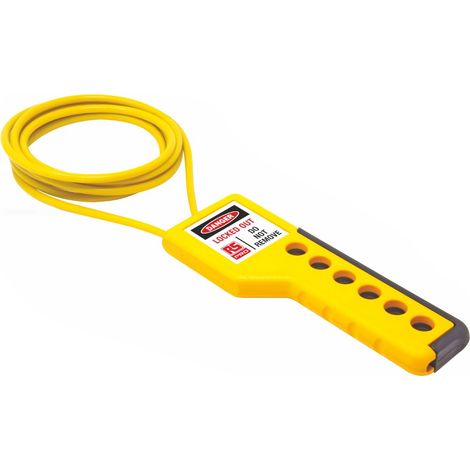 Câble de verrouillage RS PRO 1 serrure PVC, anse de 4mm ( Prix pour 1 )
