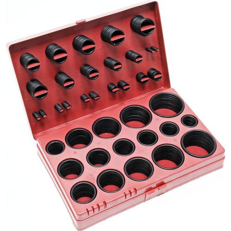 Joint torique Kit 419 pcs Ø3-50mm Joint d'étanchéité Caoutchouc Résistance Chaleur Coffret plastique (1/4)