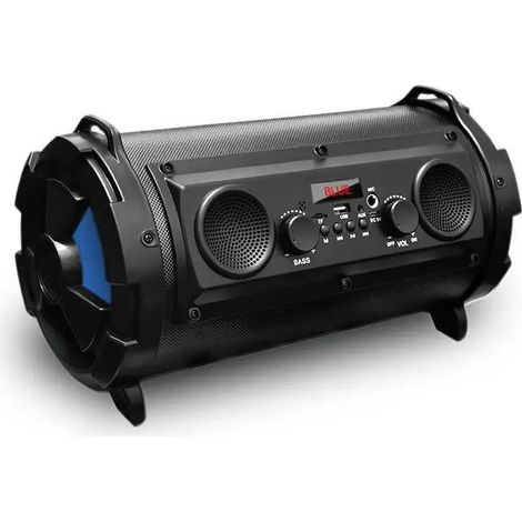 Enceinte Bluetooth 30 W (noire), enceinte HiFi, caisson de basses, radio FM, enceinte portable d'extérieur (1/5)