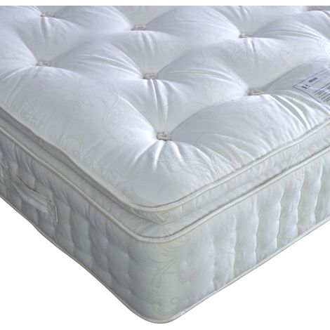 Signature Pillow Top 2000 Pocket Sprung Natural Mattress Small Single (1/4)