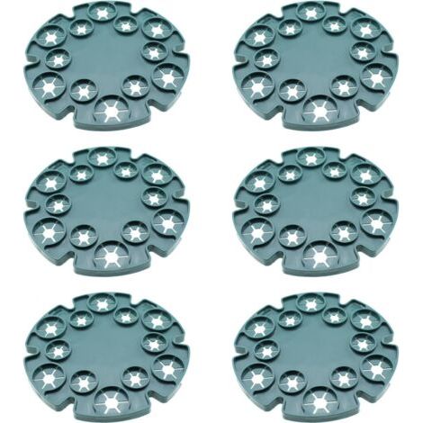 Lot de 6 supports pour tiges de bambou, plantes grimpantes, plants de tomates, concombres, clématites (1/5)