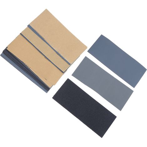 Set mit 28 Blatt Schleifpapier (Körnung 120-3000) zum Schleifen, Polieren und Glätten (1/5)