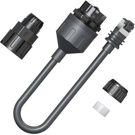 Adaptateur Ethernet RJ45 pour Starlink Gen 3 / Starlink Mini, câble Starlink étanche, installation facile, prises RJ45 (1/5)