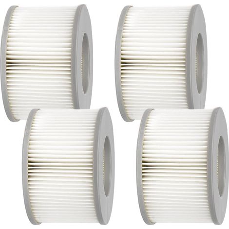 4 cartouches filtrantes de rechange: compatibles avec les spas et piscines gonflables MSPA (1/5)