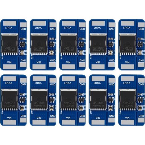 10 modules de diodes idéaux de 5-30 V et 10 A avec protection contre l'inversion de polarité et redresseur basse consommation pour systèmes de batteries solaires. (1/5)